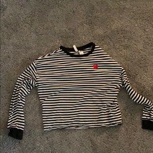 Striped long sleeve shirt